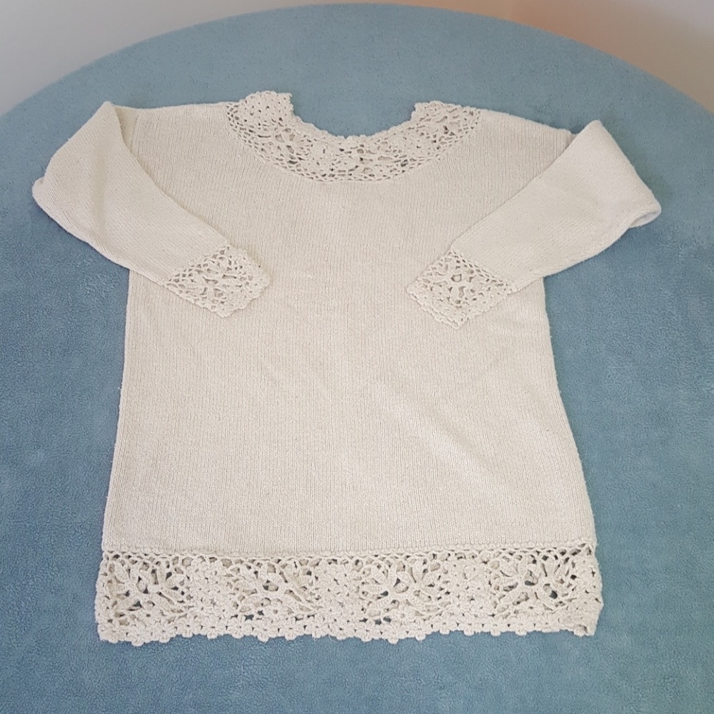 Express Tricot Knit Sweater-Reg. S